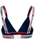 Tommy Jeans Unlined Triangle Γυναικείο Σουτιέν UW0UW03500-DW5 DESERT SKY